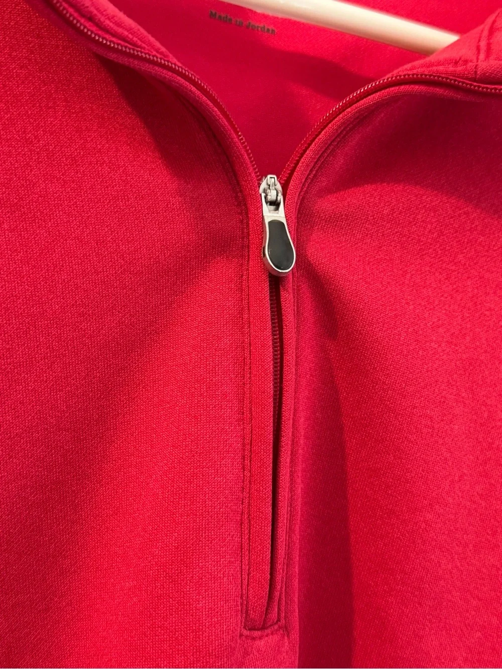 Pebble Beach Red Half-Zip Men's Sweater